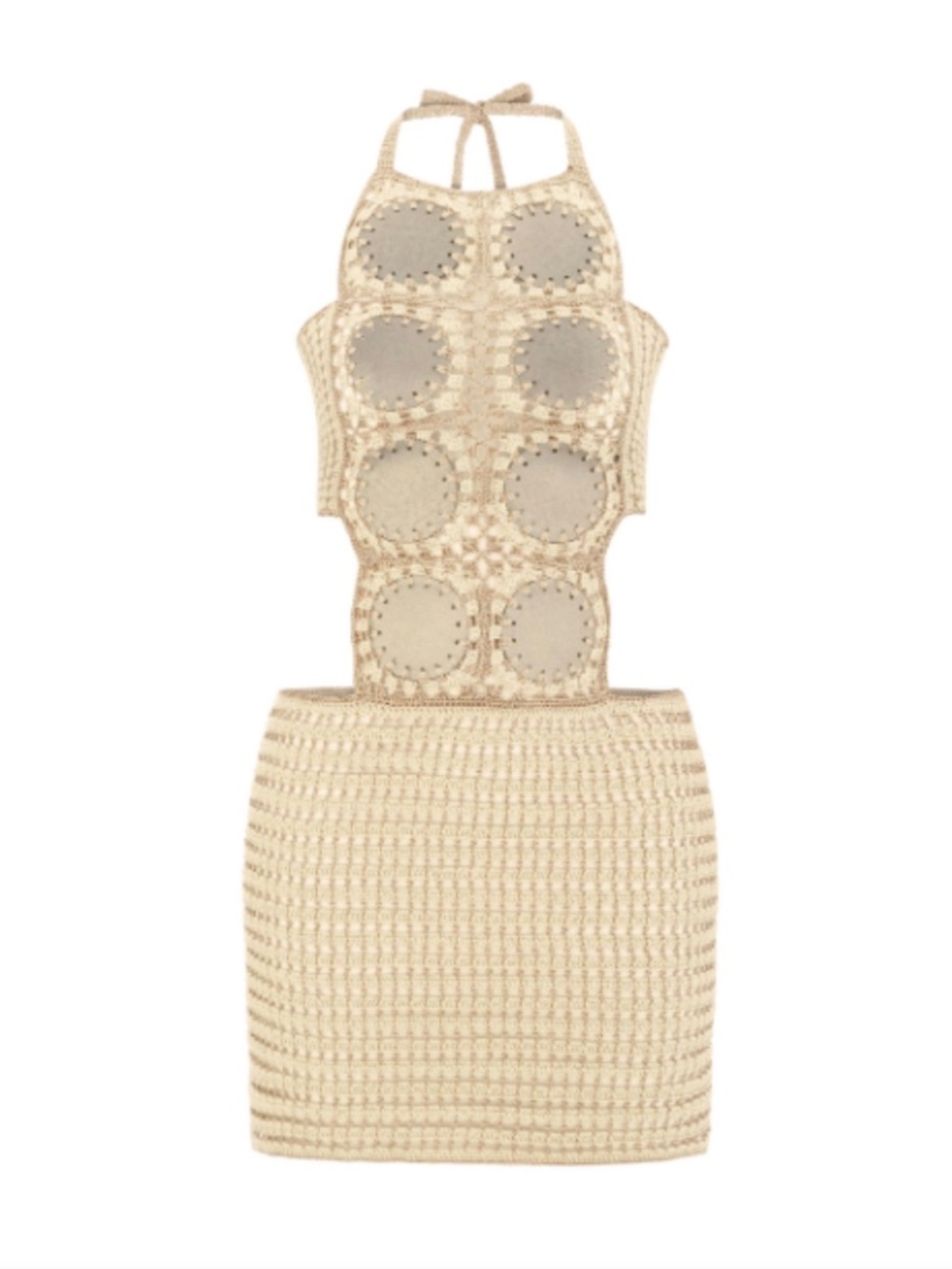 My Beachy Side Crocheted Cut-Out Minidress